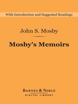 cover image of Mosby's Memoirs